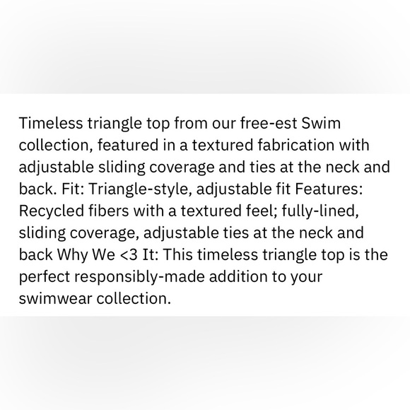 🆕 Free People Michelle Brown and Blue Women's Bikini top size X large - Picture 5 of 11